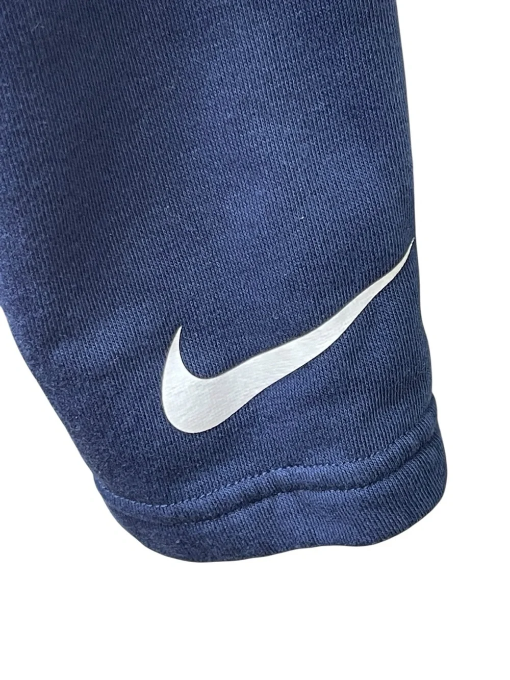 Nike Youth Large 12-13 Navy Fleece Pullover Hoodie Graphic Swoosh Logo